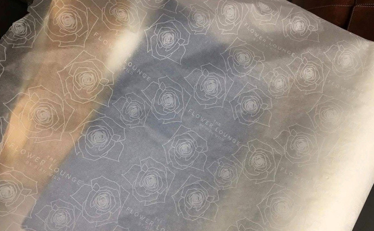 Waxed flower paper